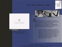 Tablet Screenshot of barrettent.com